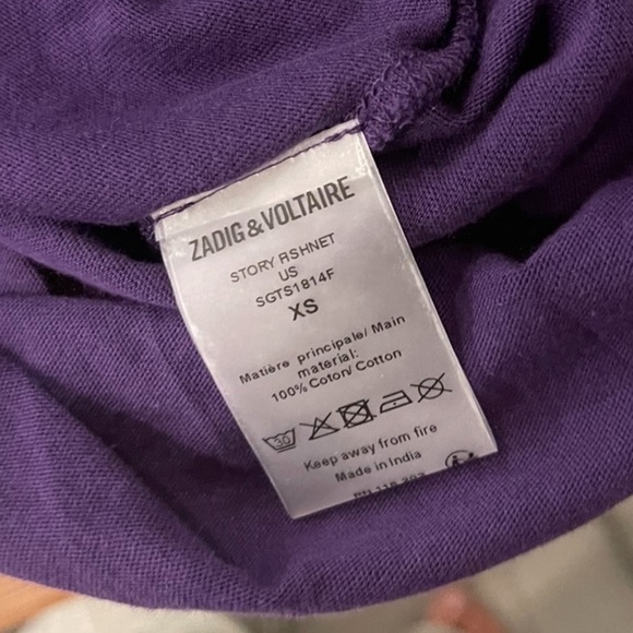 Zadig & Voltaire Story Fishnet Tee. - Picture 6 of 7